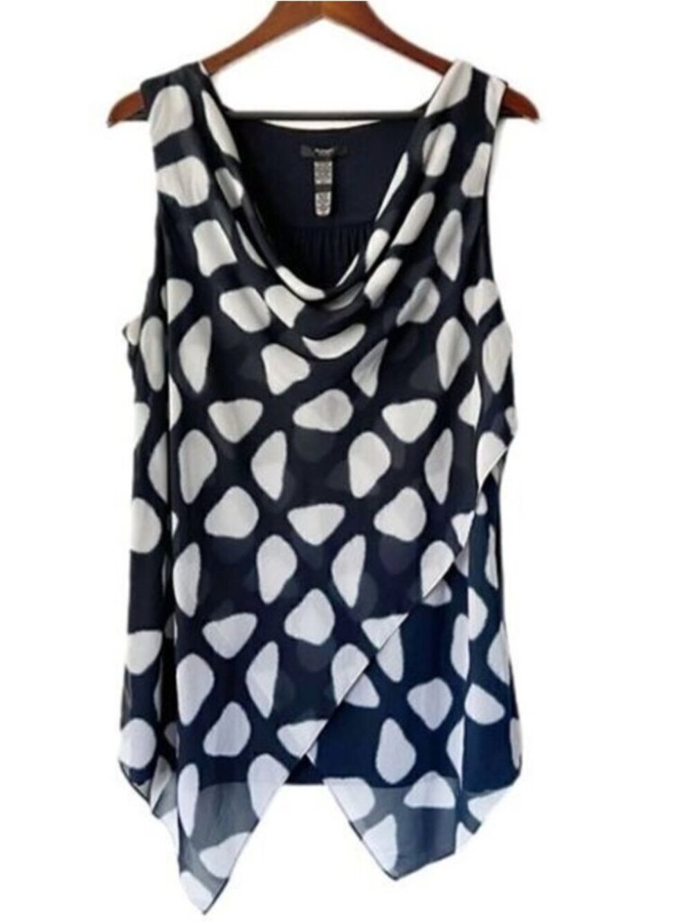Women Chiffon Front Sleeveless Top
